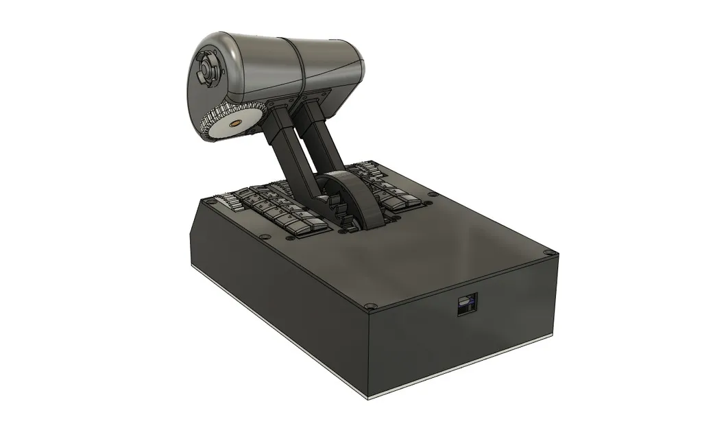 Bộ điều khiển ga với 7 trục và 32 nút bấm