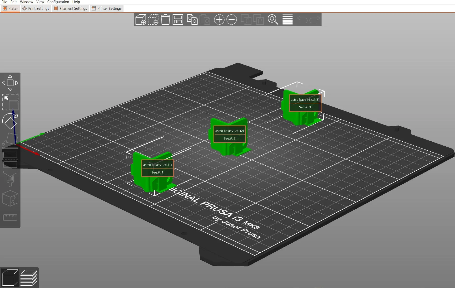 Giá đỡ màu filament mini Phil từ MatterHackers