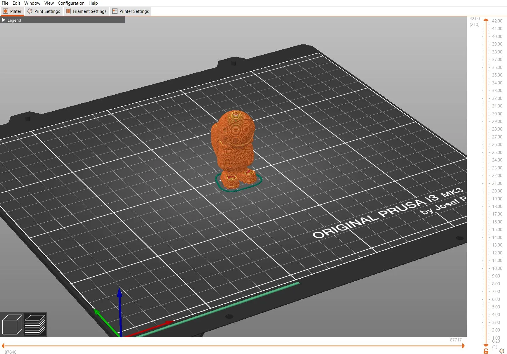 Giá đỡ màu filament mini Phil từ MatterHackers