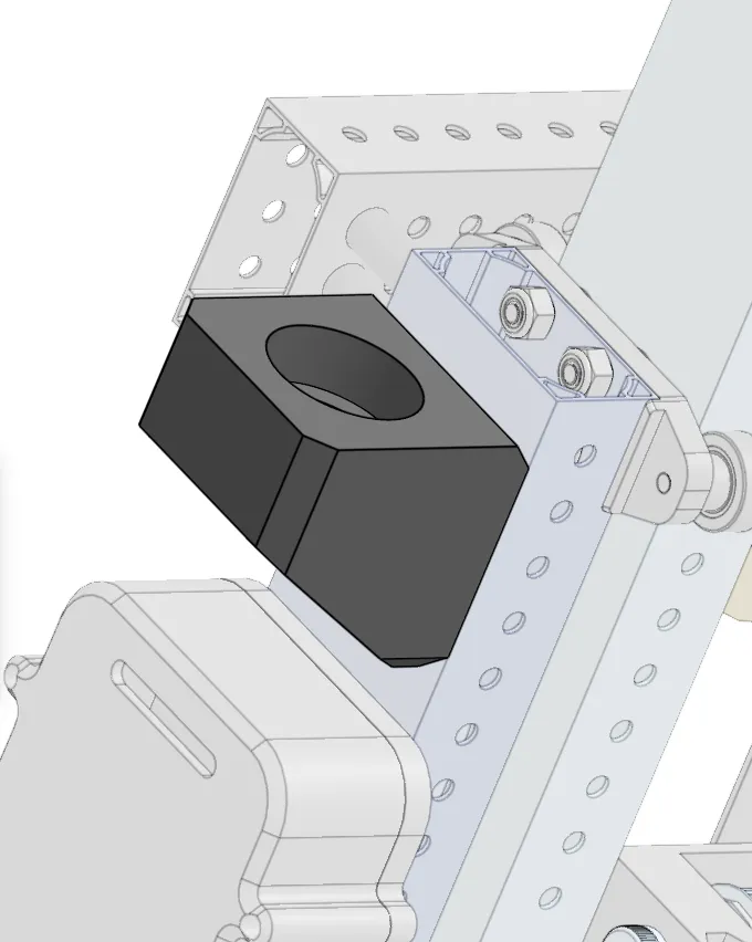 Giá đỡ đèn an toàn cho robot FRC 4099 The Falcons