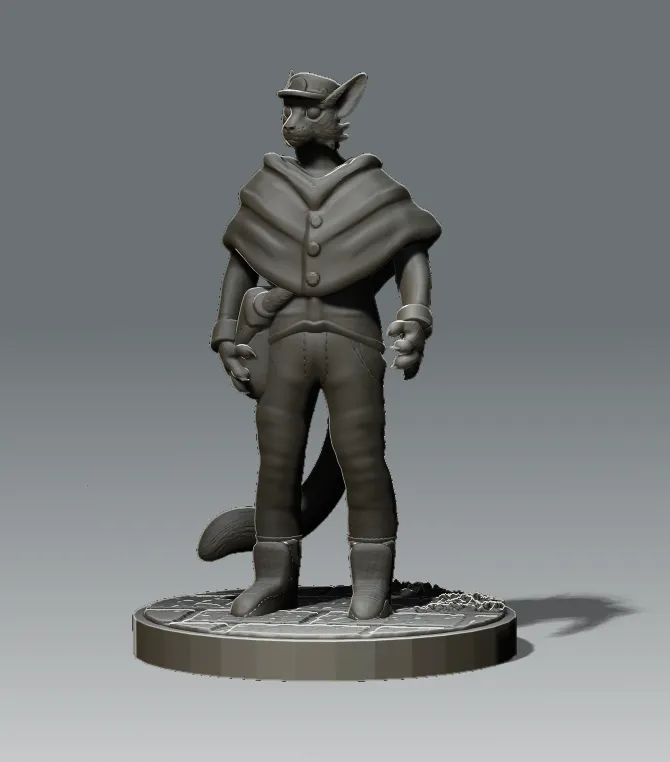 Nhân vật Tabaxi Rouge trong Dungeons & Dragons