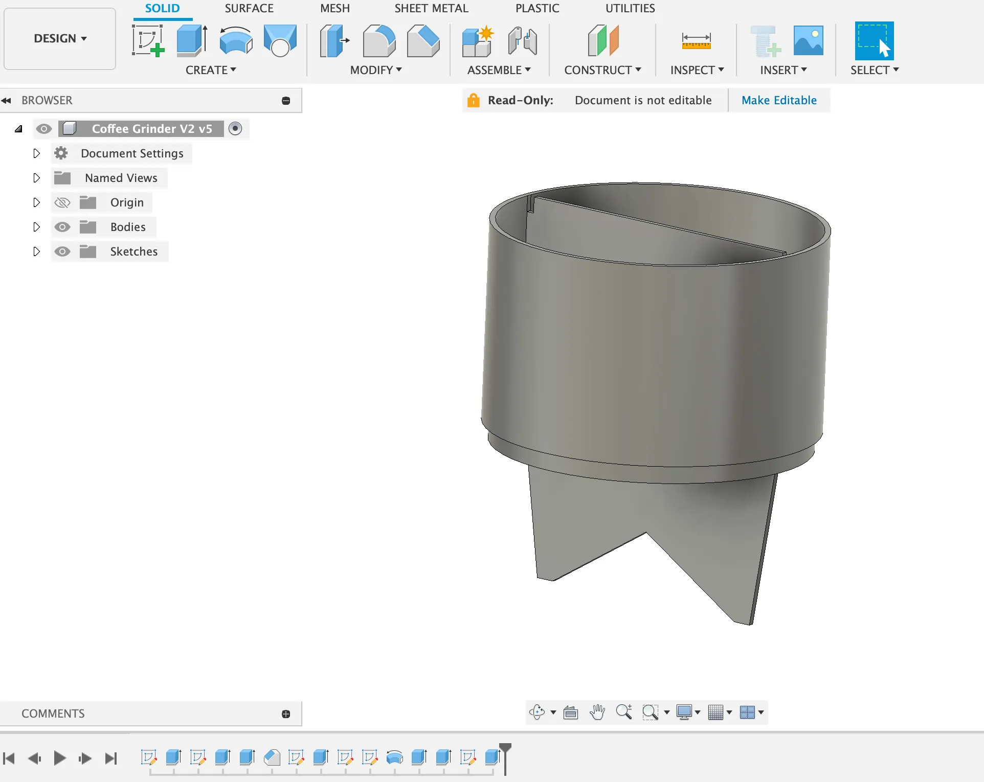 Mở rộng phễu cho máy xay cà phê Capresso Infinity