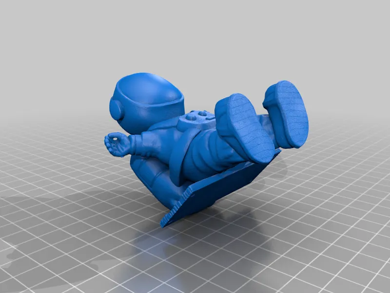 Phi hành gia đang đu trên xích đu