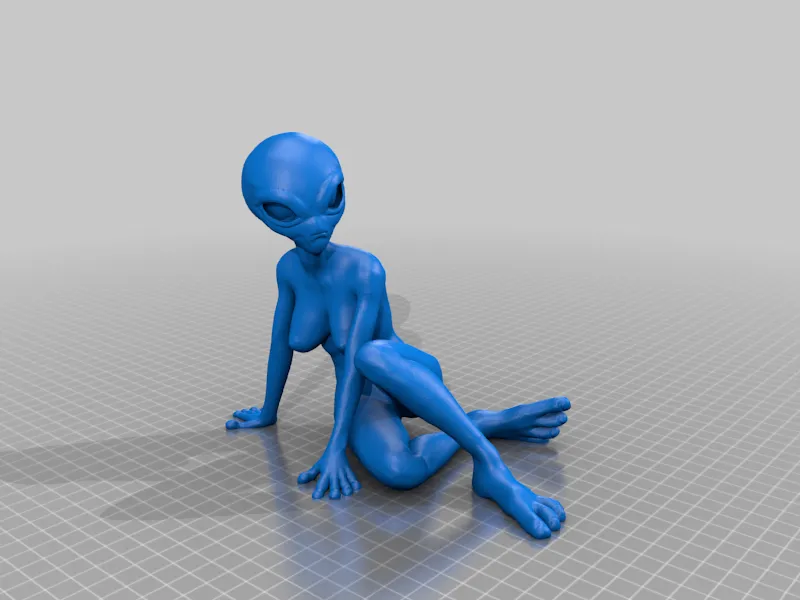 Nhân vật người ngoài hành tinh W Alien phong cách nghệ thuật