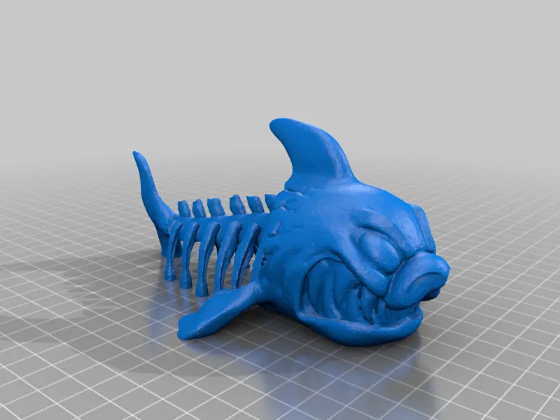 Cá giận dữ dễ in không cần hỗ trợ hoặc bè