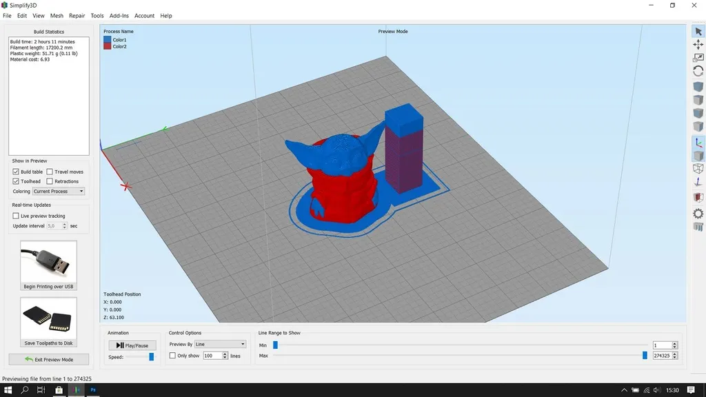 Hồ sơ FFF SovolS V02 cho in 3D hai màu