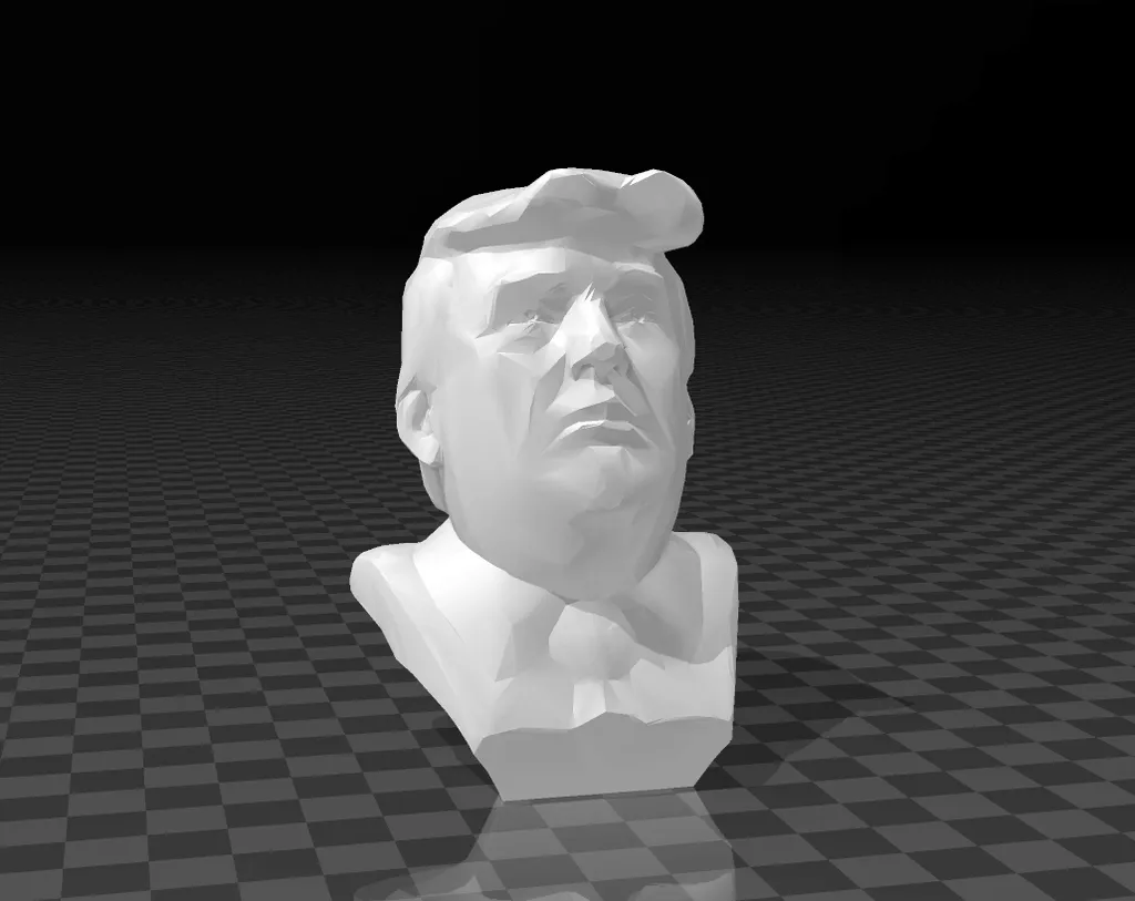 Mô hình 3D Tổng thống Mỹ Donald J. Trump