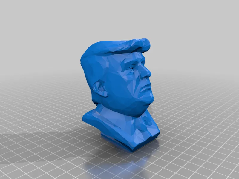 Mô hình 3D Tổng thống Mỹ Donald J. Trump