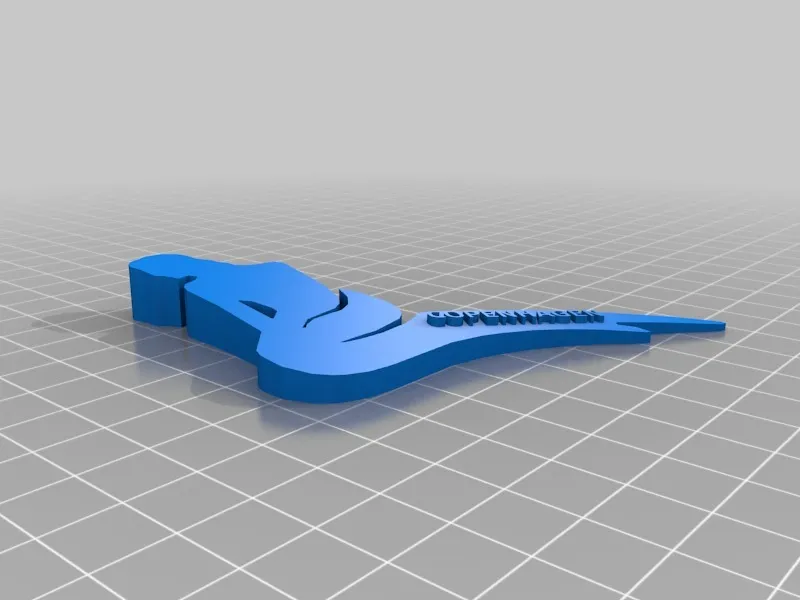 Biểu tượng thành phố Copenhagen độc đáo cho dự án in 3D