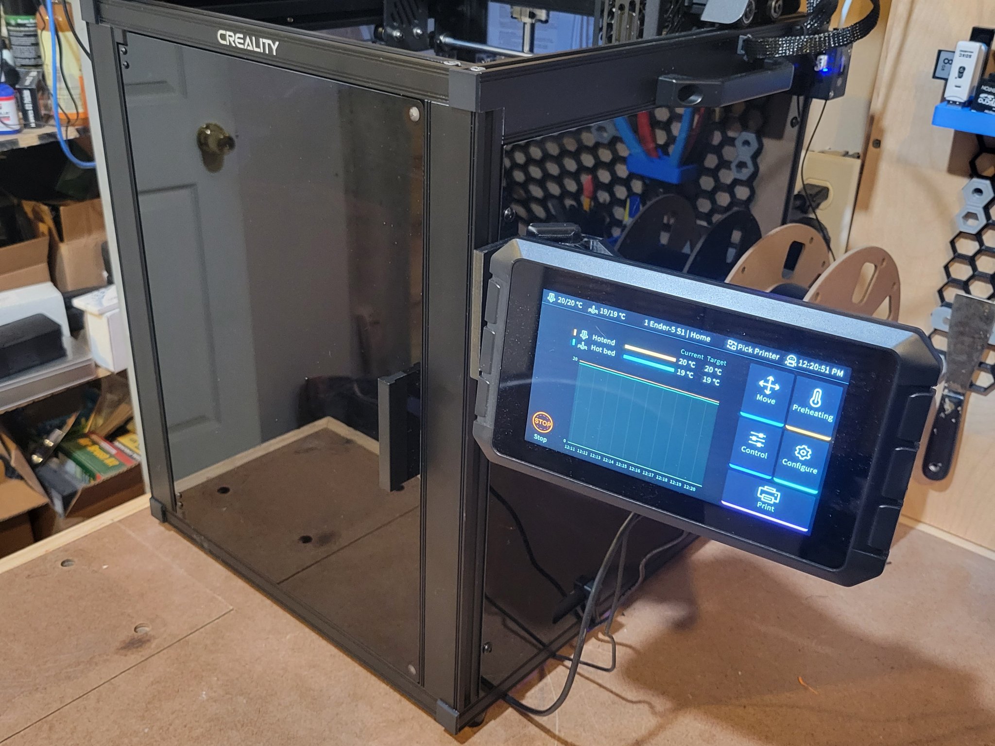 Giá đỡ gắn Sonic Pad cho máy in Ender 5 S1