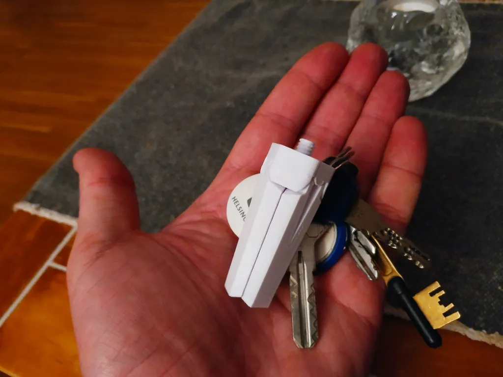 Giá đỡ chân máy ảnh mini dạng móc chìa khóa với vít 1/4