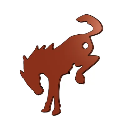 Móc khóa logo FORD BRONCO in 3D nhanh chóng