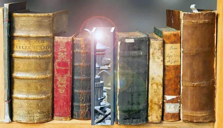 Giá sách ma thuật - Chìm đắm trong sách vở