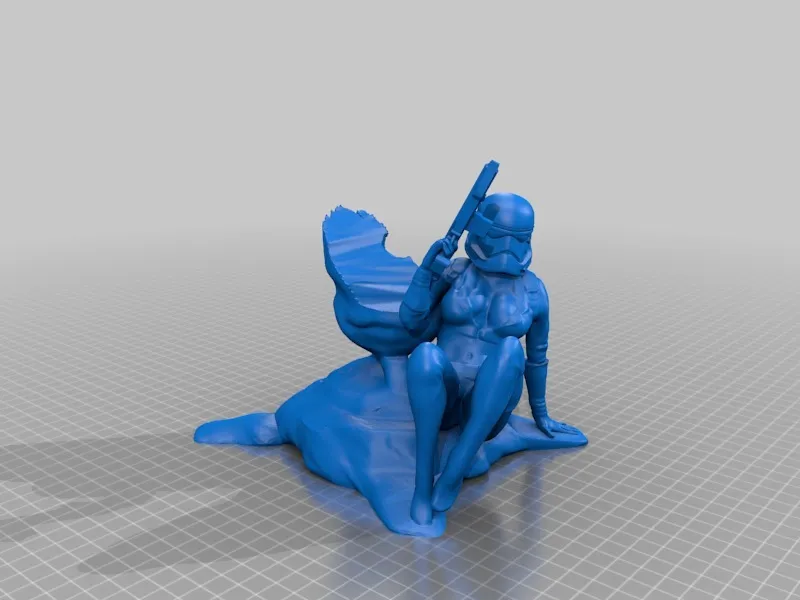 Cảnh chiến đấu trong Star Wars với Stormtrooper