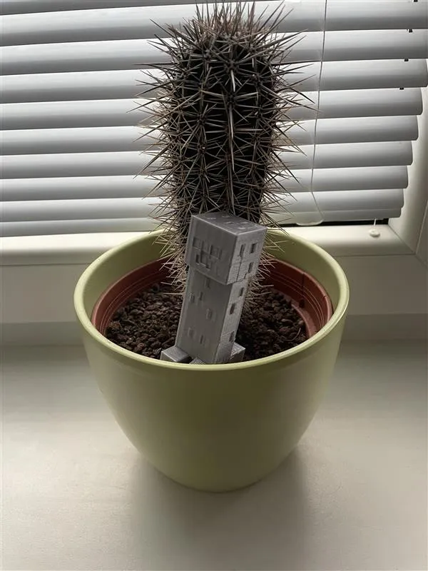 Mô hình nhân vật Creeper trong Minecraft