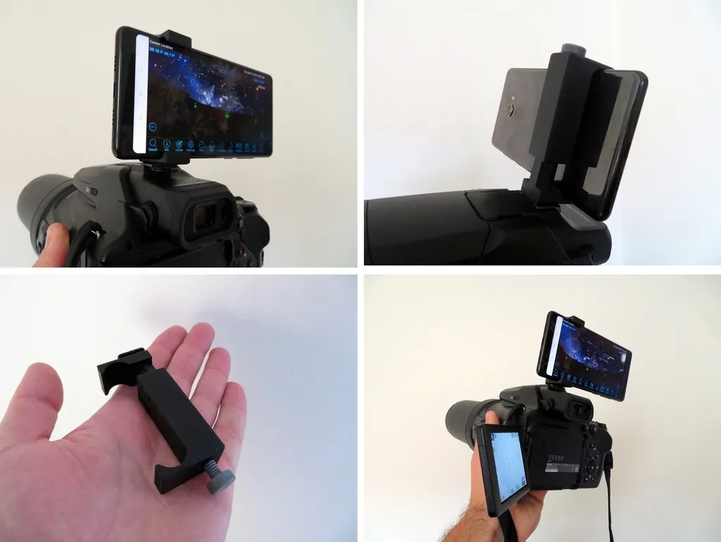 Giá đỡ điện thoại đa năng cho máy ảnh hot shoe