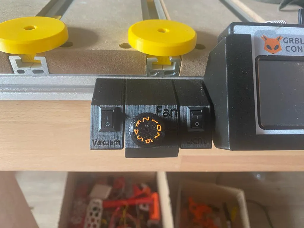 Phụ kiện CNC cho FoxAlien Masuter Pro với giá đỡ chân không 20mm