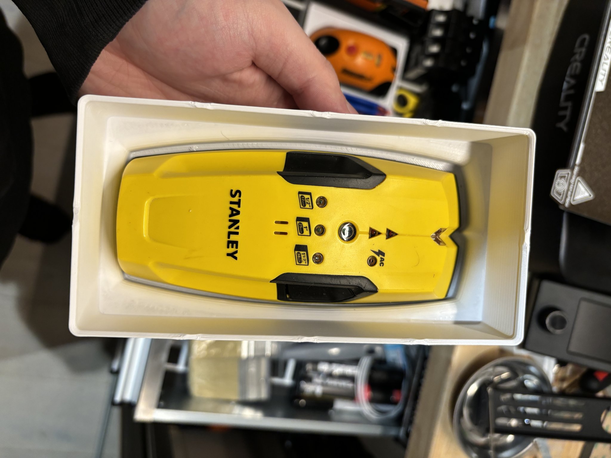 Giá đỡ Gridfinity cho máy dò Stud Stanley STHT77404