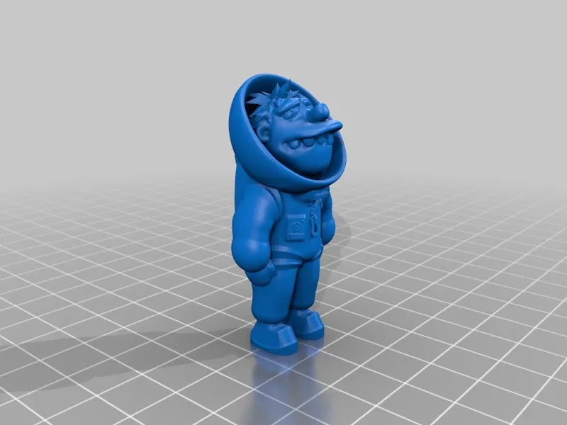 Phi hành gia Barney dễ thương trong không gian