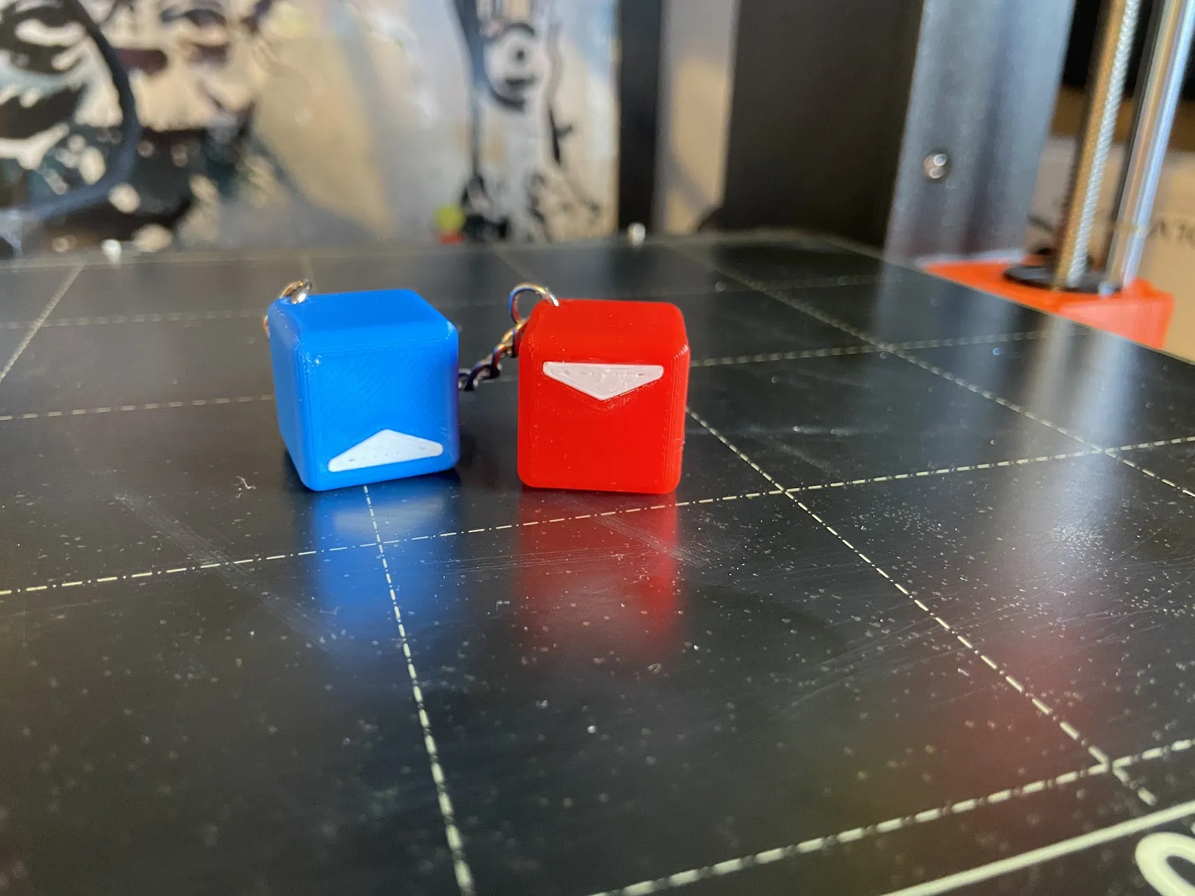 Móc khóa khối Beat Saber nhiều màu sắc