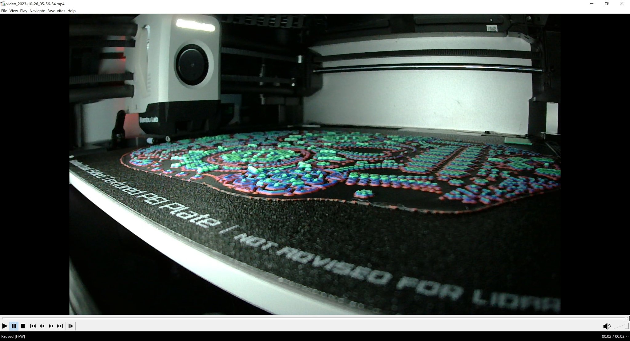 Mặt nạ Ngày của Người Chết 03 nghiên cứu Hueforge – 8 màu