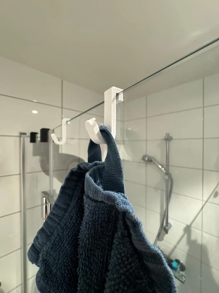 Móc treo khăn cho vòi hoa sen có tường kính 6mm