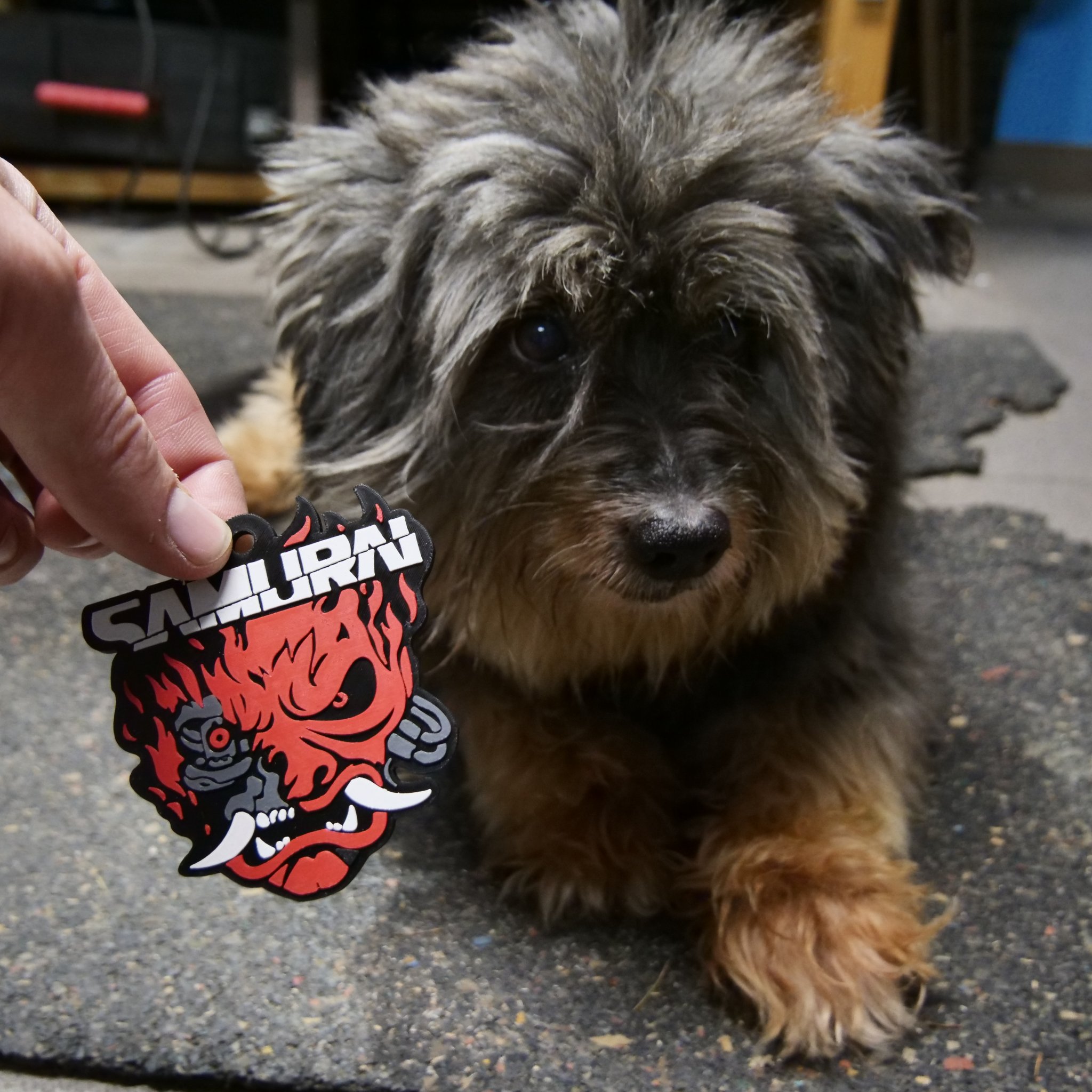 Móc khóa Samurai phong cách Cyberpunk 2077