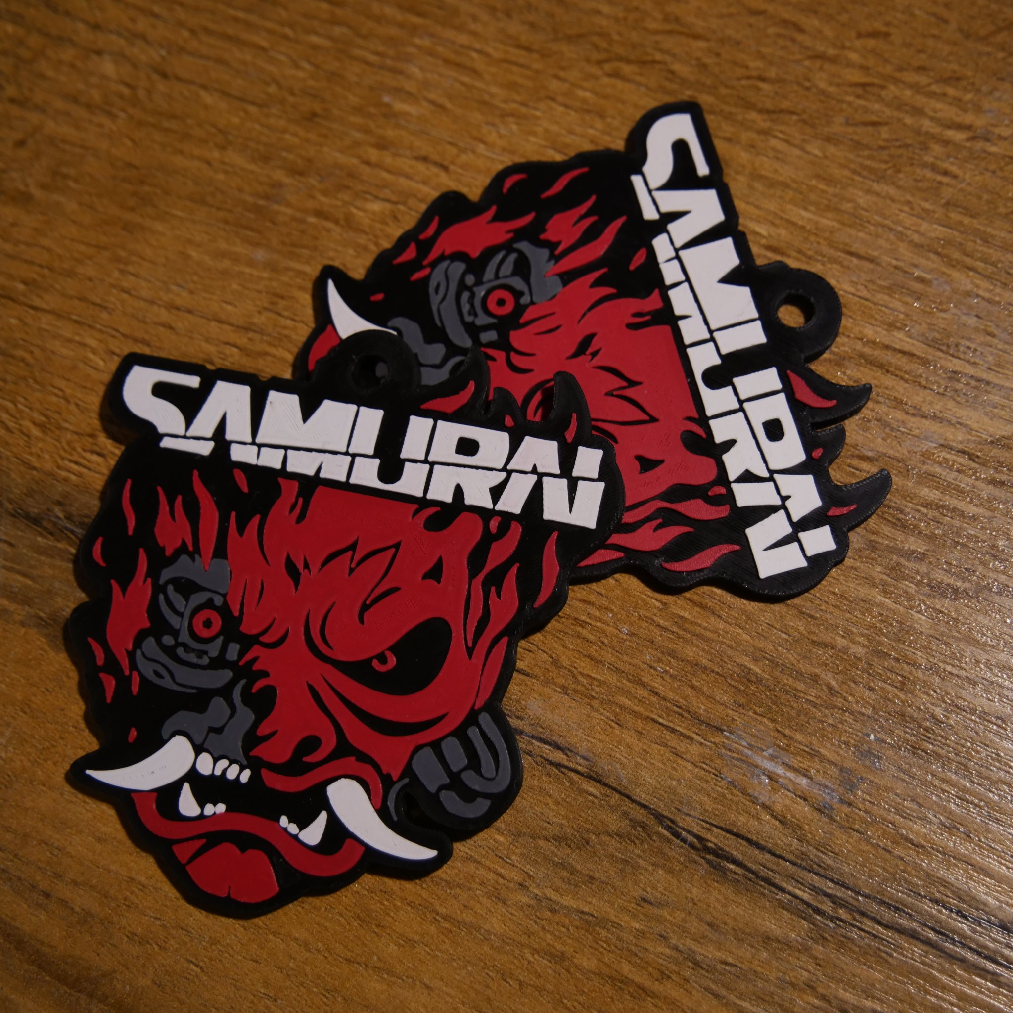 Móc khóa Samurai phong cách Cyberpunk 2077