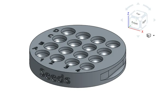 Khay hạt cho Farmbot Genesis v1.6