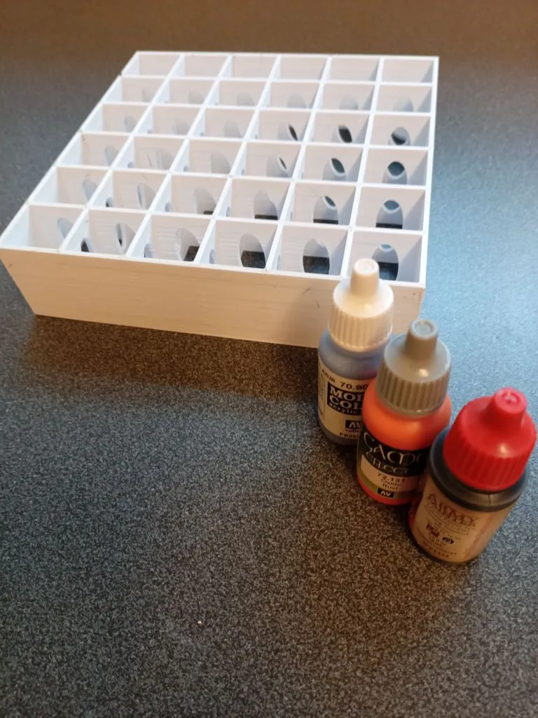 Giá đỡ chai nhỏ giọt sơn 17ml cho 36 chai