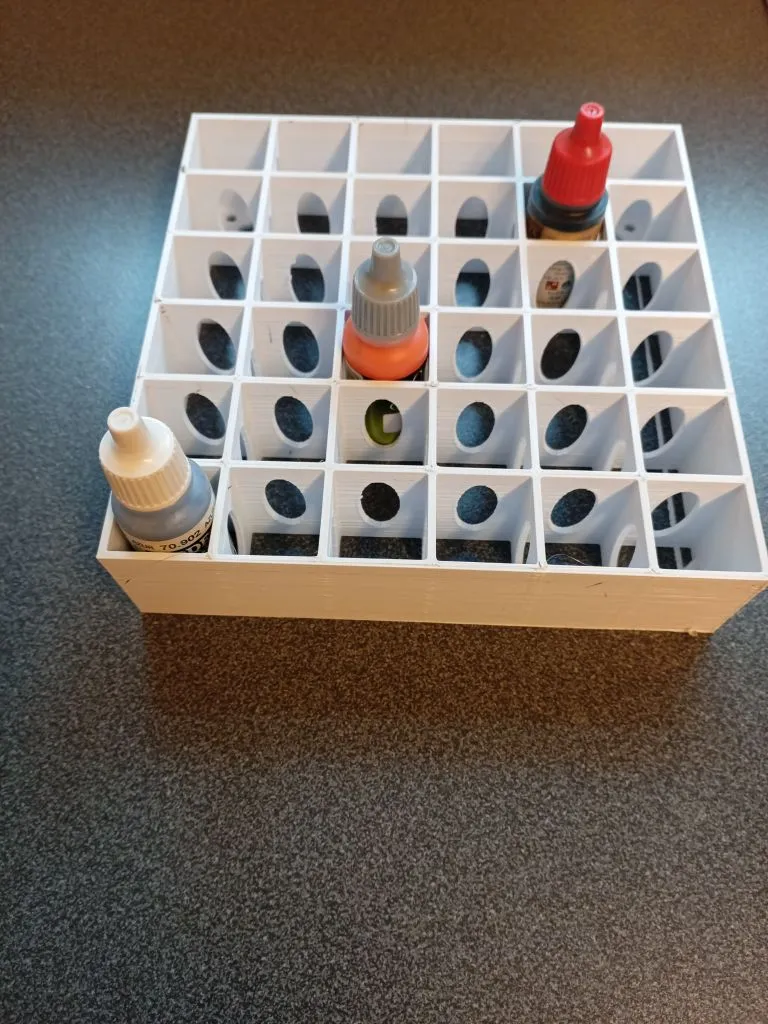 Giá đỡ chai nhỏ giọt sơn 17ml cho 36 chai