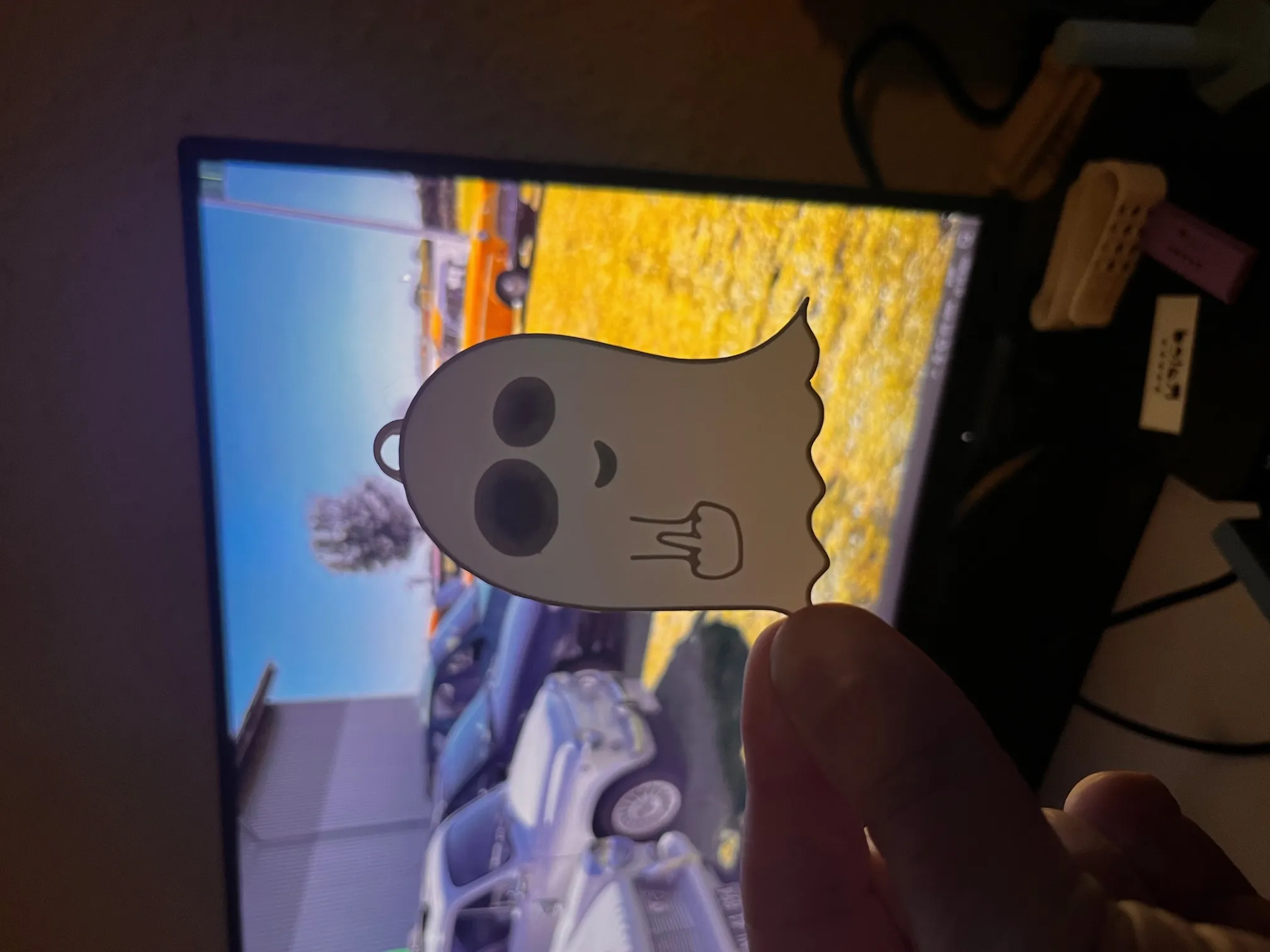 Móc chìa khóa ma Halloween độc đáo