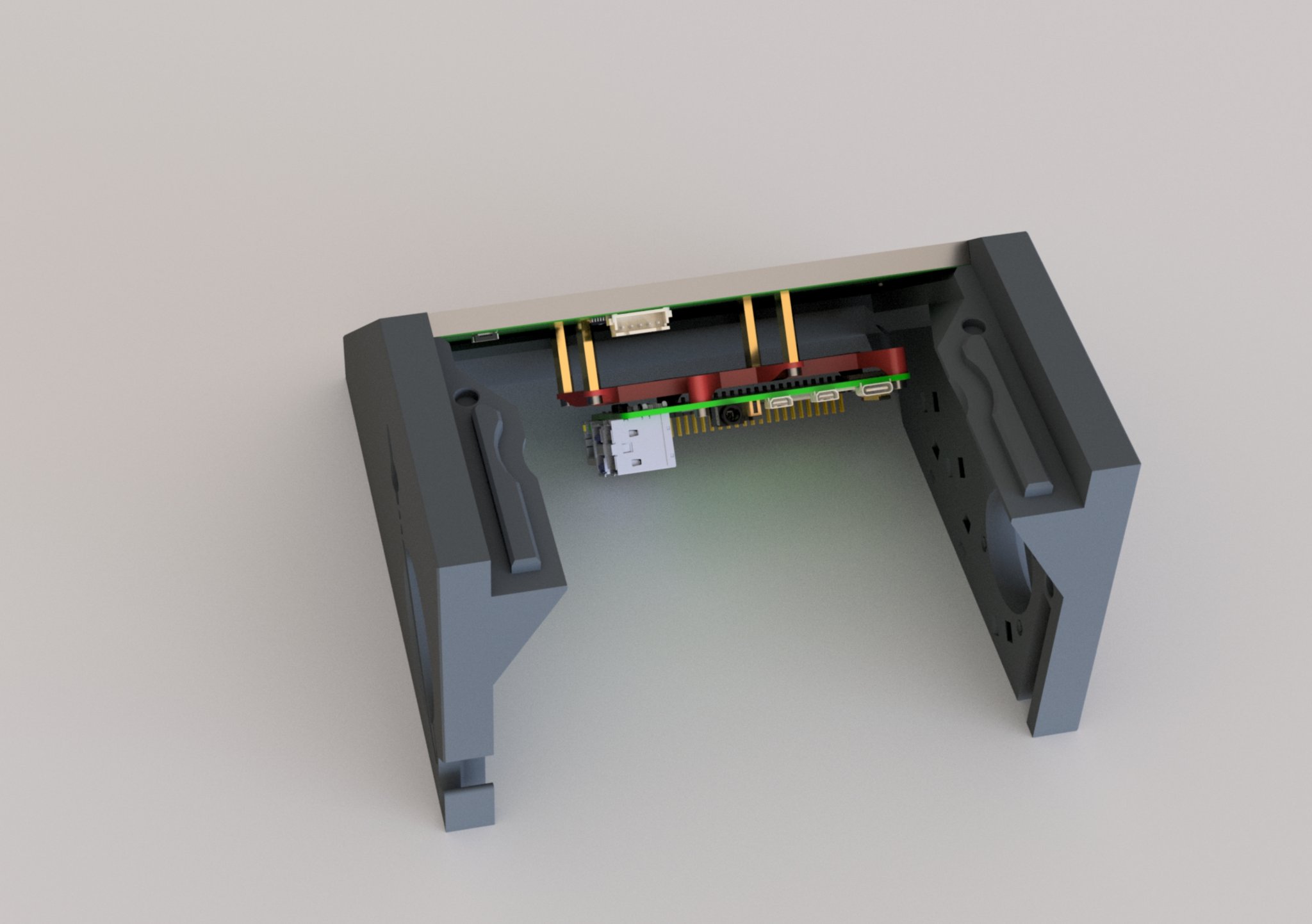 Vỏ BTT PiTFT70 cho màn hình KlipperScreen 7 inch
