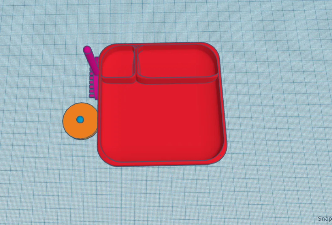 Vườn thiền 3D với hộp nhỏ và hộp lớn