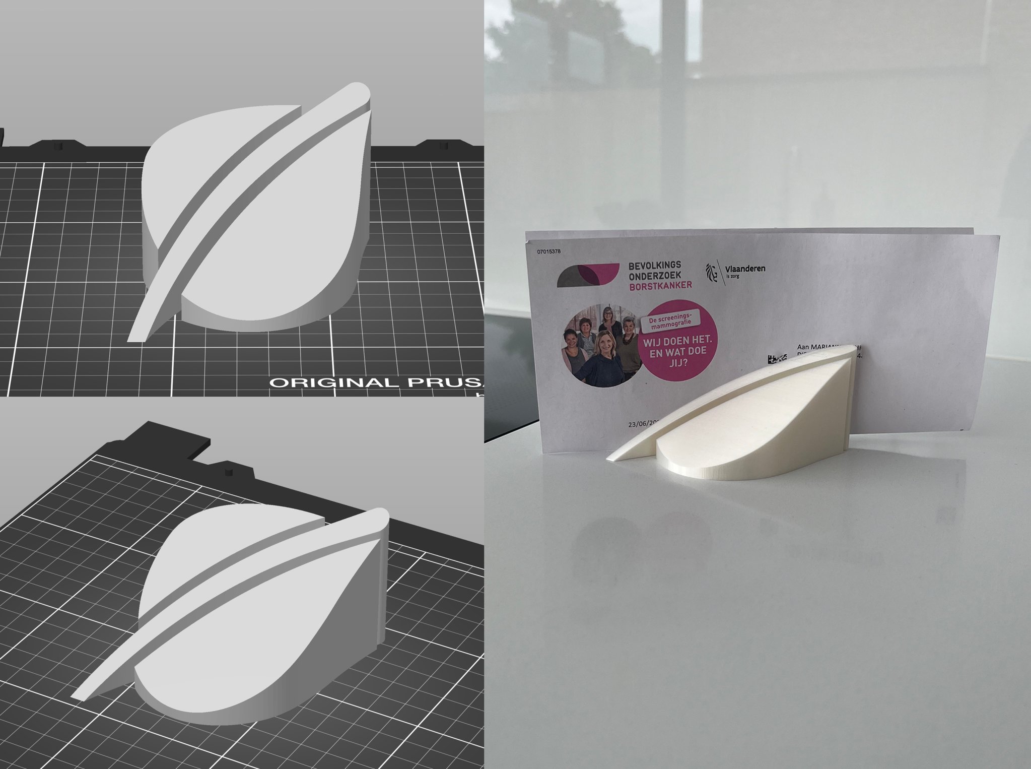 Giá đỡ thư hình lá tự nhiên cho bàn làm việc