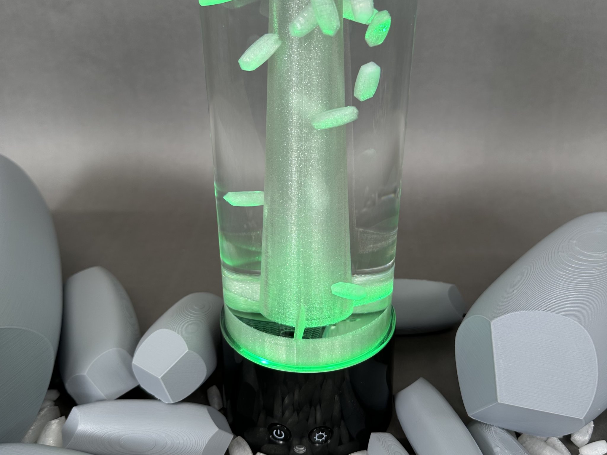 Đài phun nước otoconia với ánh sáng LED