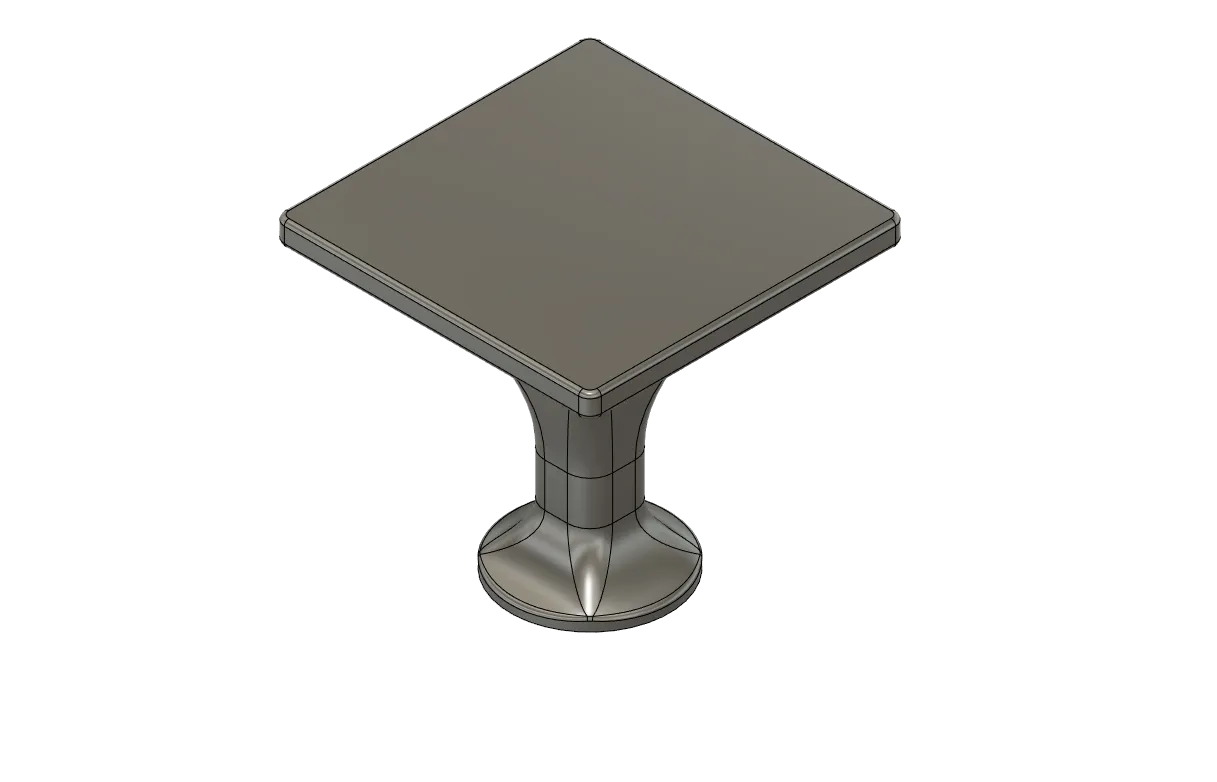 Bộ bàn ghế không cần hỗ trợ in 3D