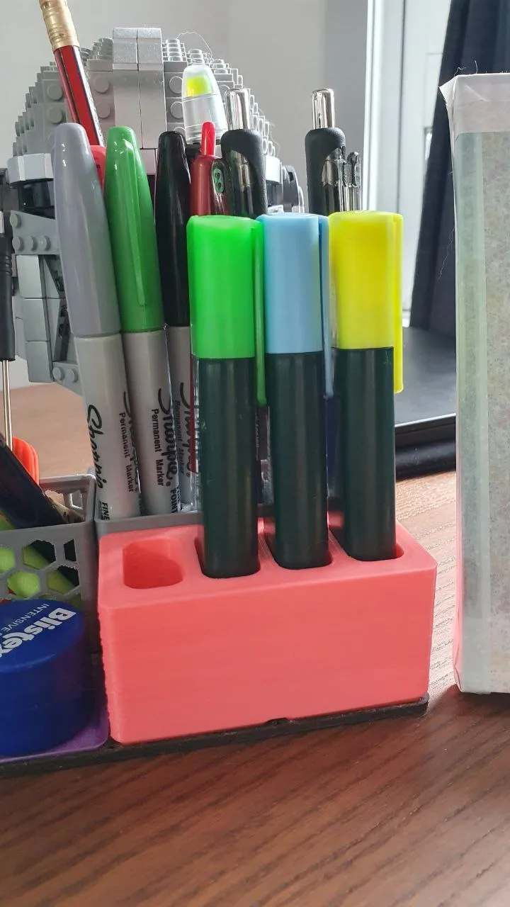 Giá đỡ highlighter gridfinity 2x1x6 cho Faber-Castell