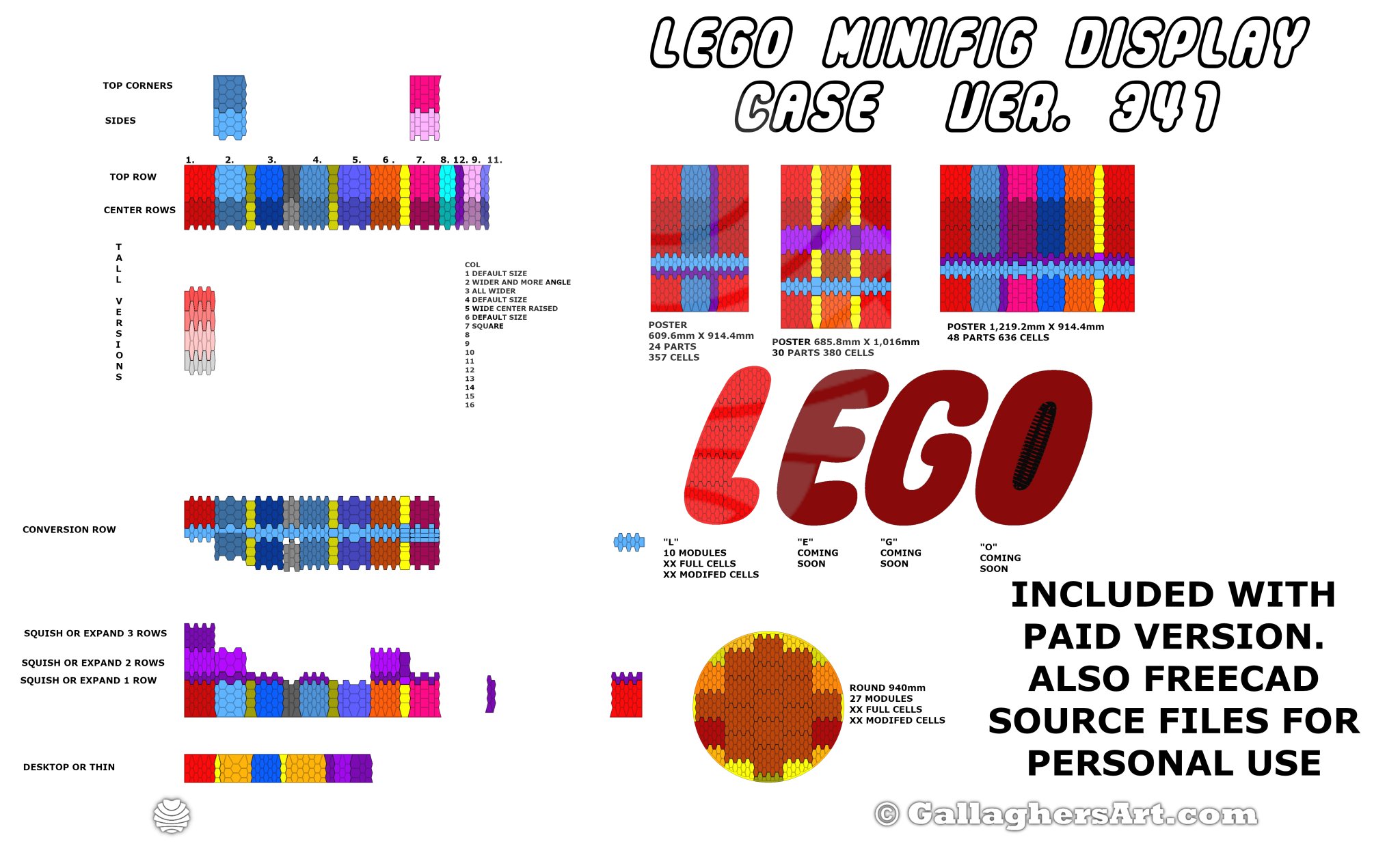 Giá đỡ trưng bày cho LEGO MINI-FIG và đồ sưu tập khác