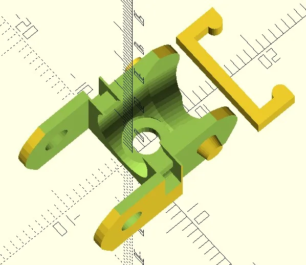 Dây kéo hoàn toàn tham số với lỗ gắn M3