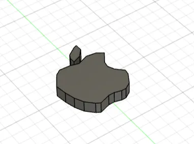 Biểu tượng táo Apple thiết kế đơn giản và hiện đại