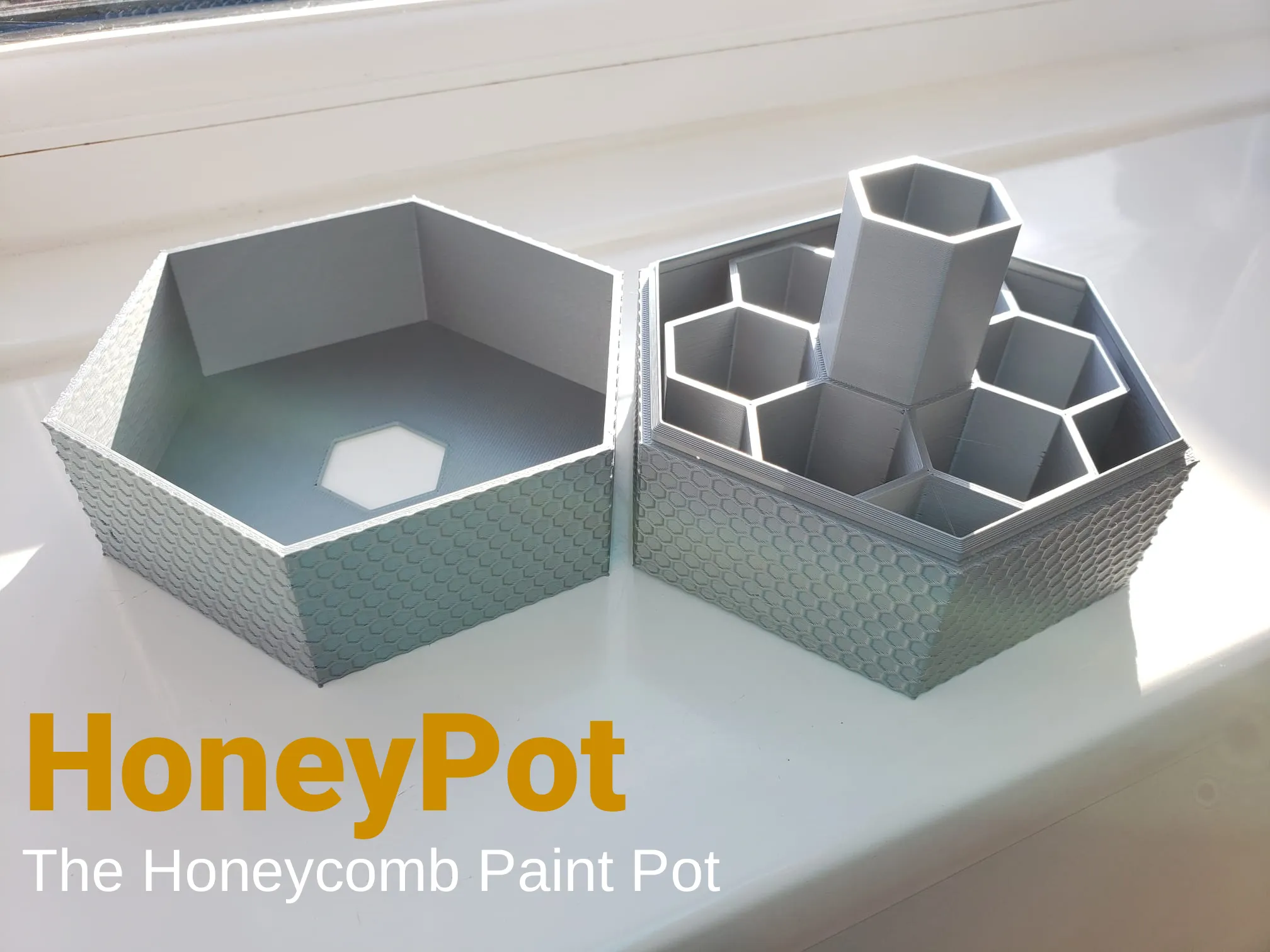 Bình sơn HoneyPot hình tổ ong cho nhu cầu vẽ tranh