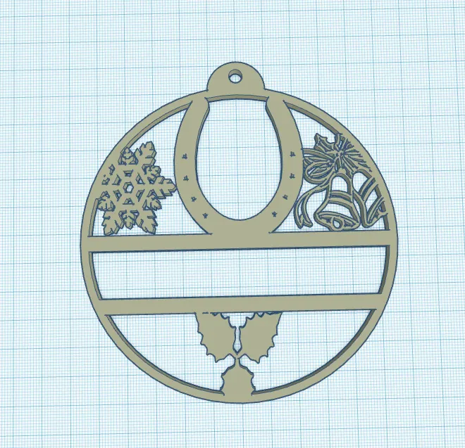 Trang trí cây thông Giáng sinh hình móng ngựa