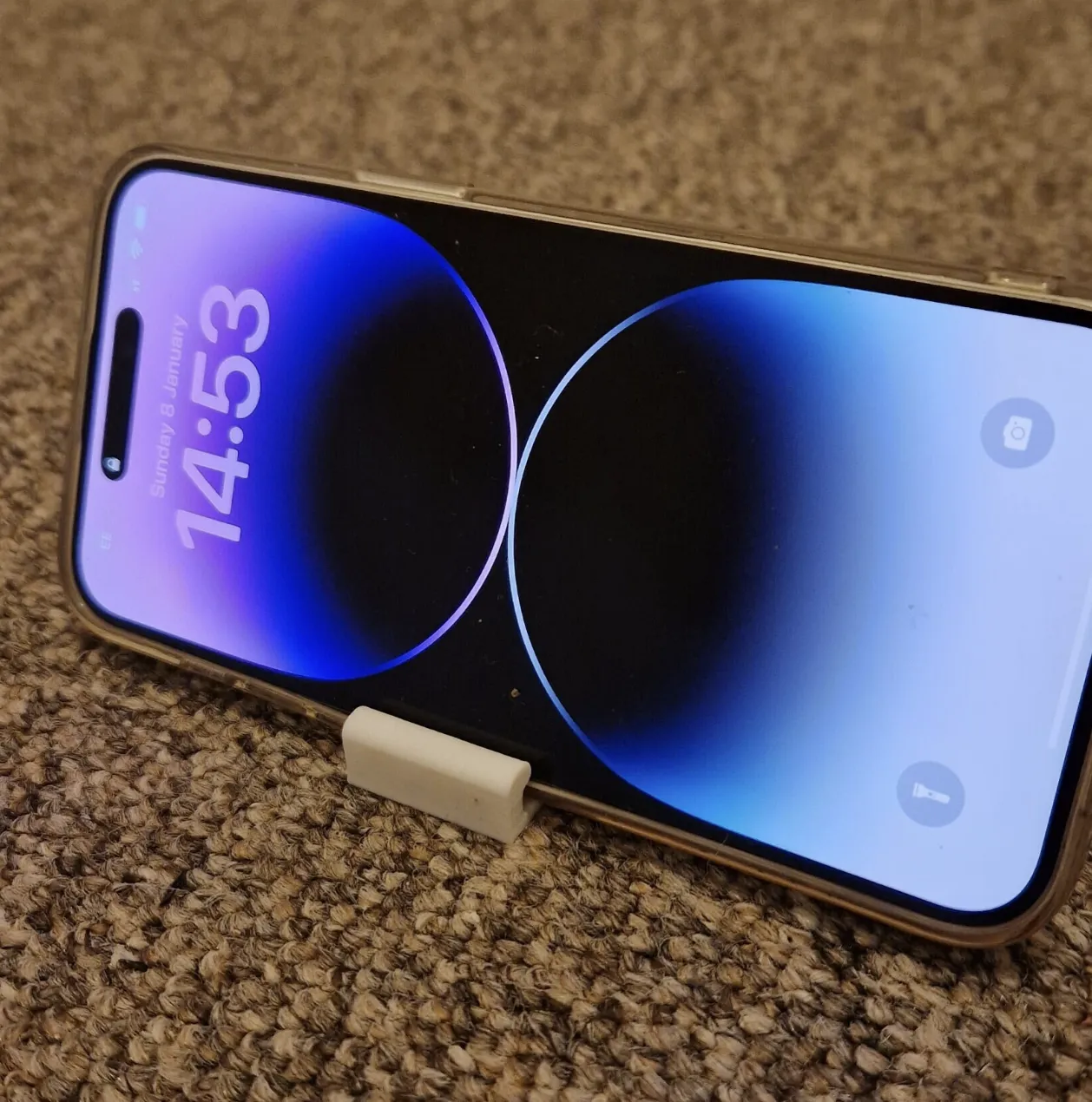 Giá đỡ điện thoại chắc chắn, gọn nhẹ cho bàn làm việc