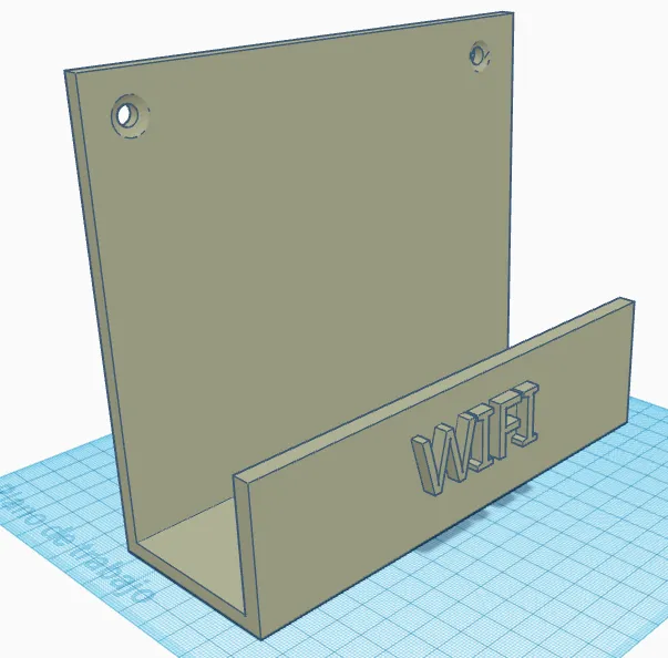 Giá đỡ modem/router treo tường 19x19x6 cm