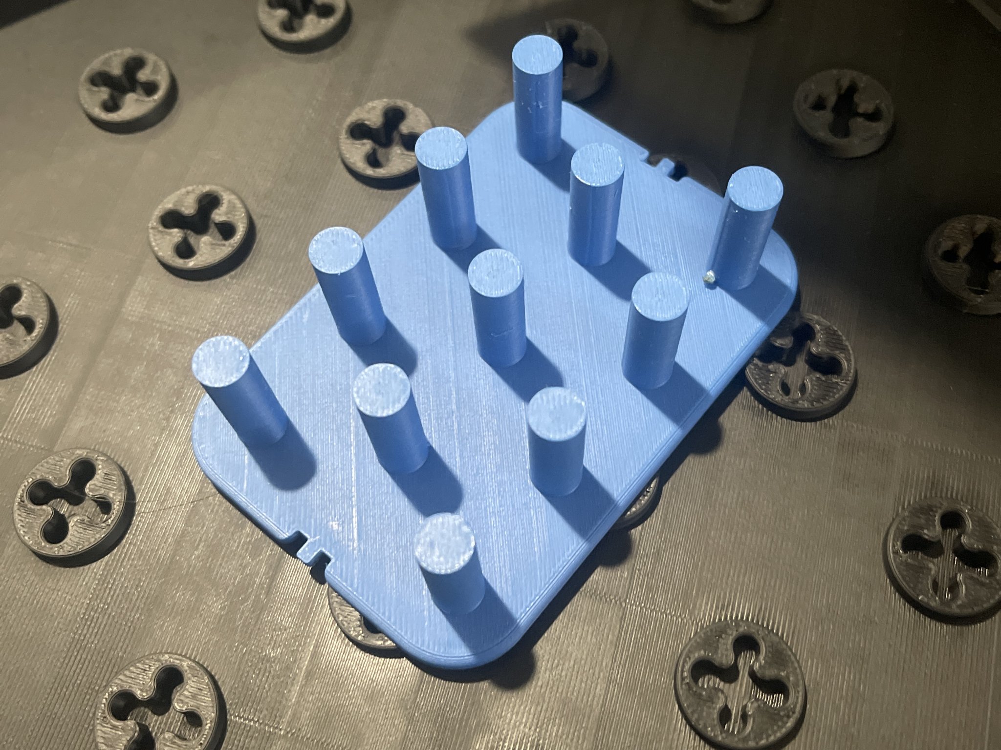 Giá đỡ bi 608 cho hộp MMSS 6x3 với ngăn chia