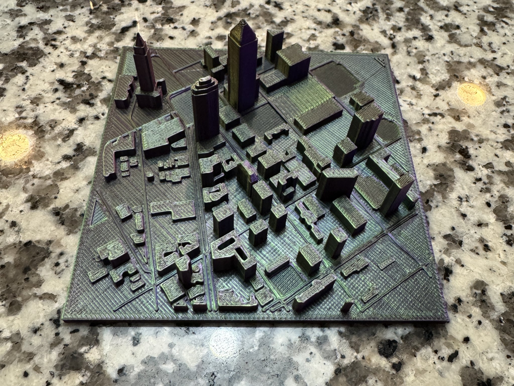 Mô hình kiến trúc trung tâm thành phố Cleveland, Ohio