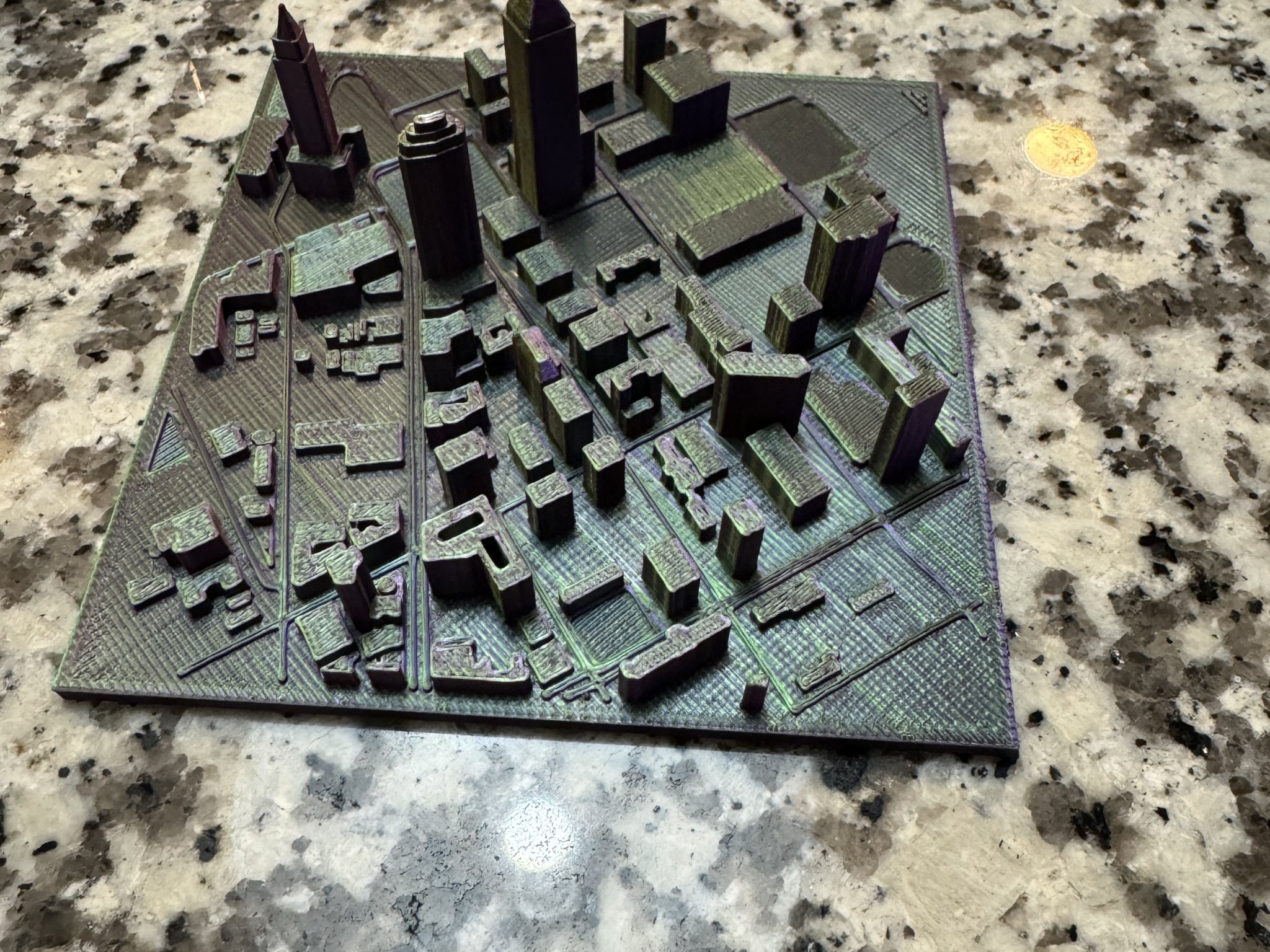 Mô hình kiến trúc trung tâm thành phố Cleveland, Ohio