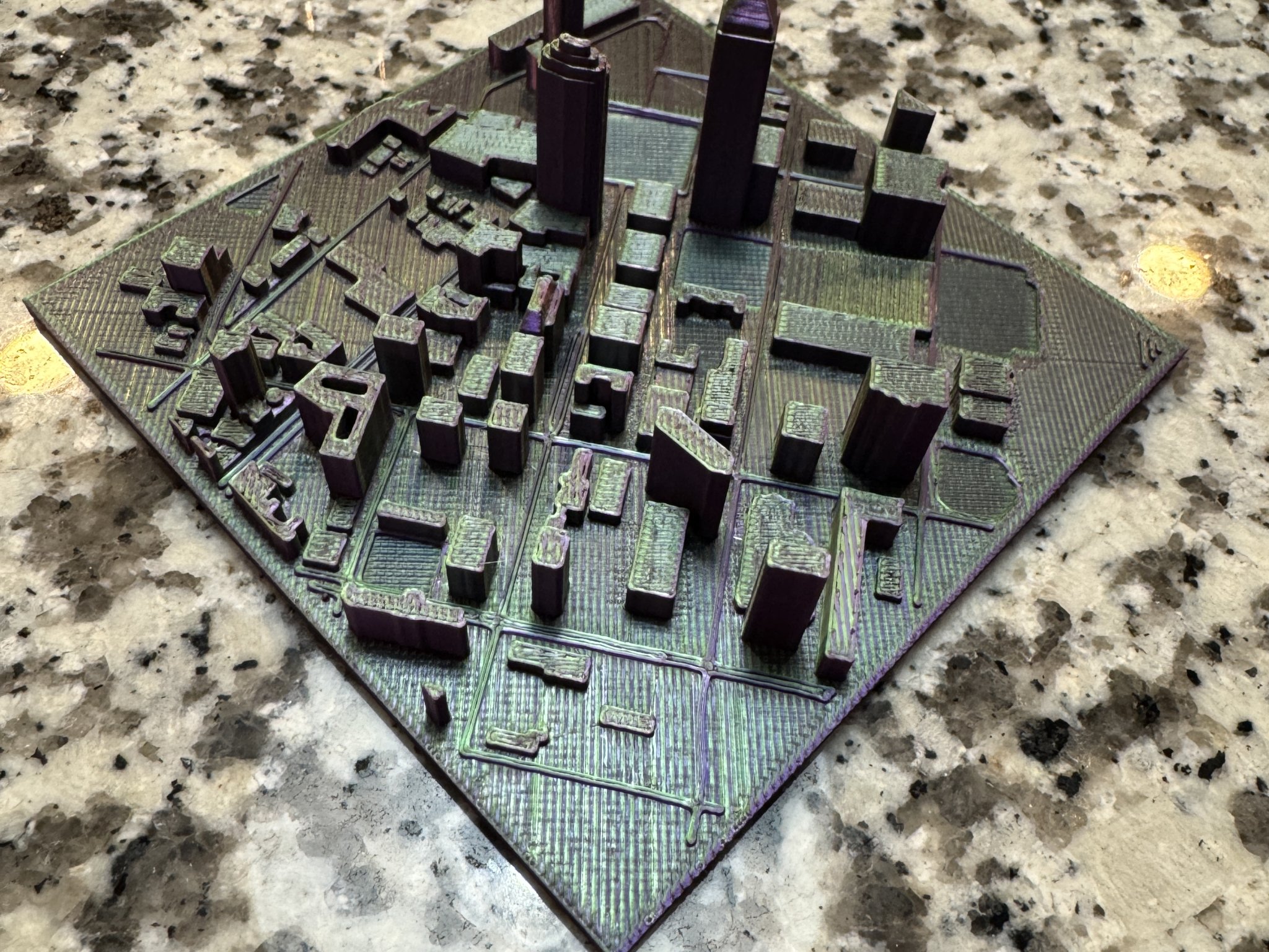 Mô hình kiến trúc trung tâm thành phố Cleveland, Ohio