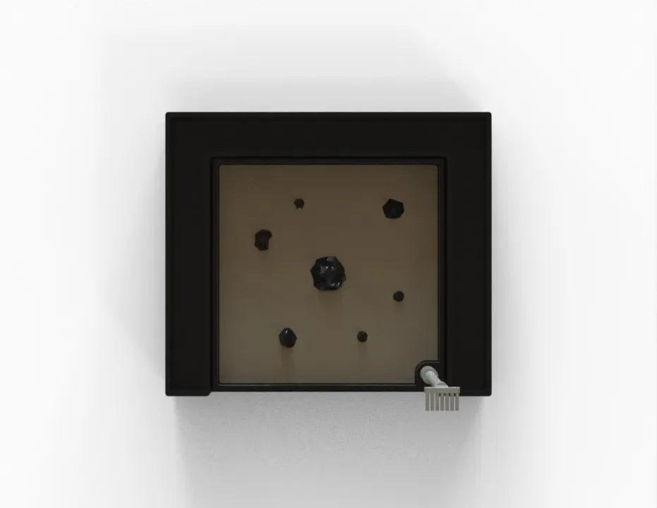 Vườn thiền mini với chậu rêu cho bàn làm việc